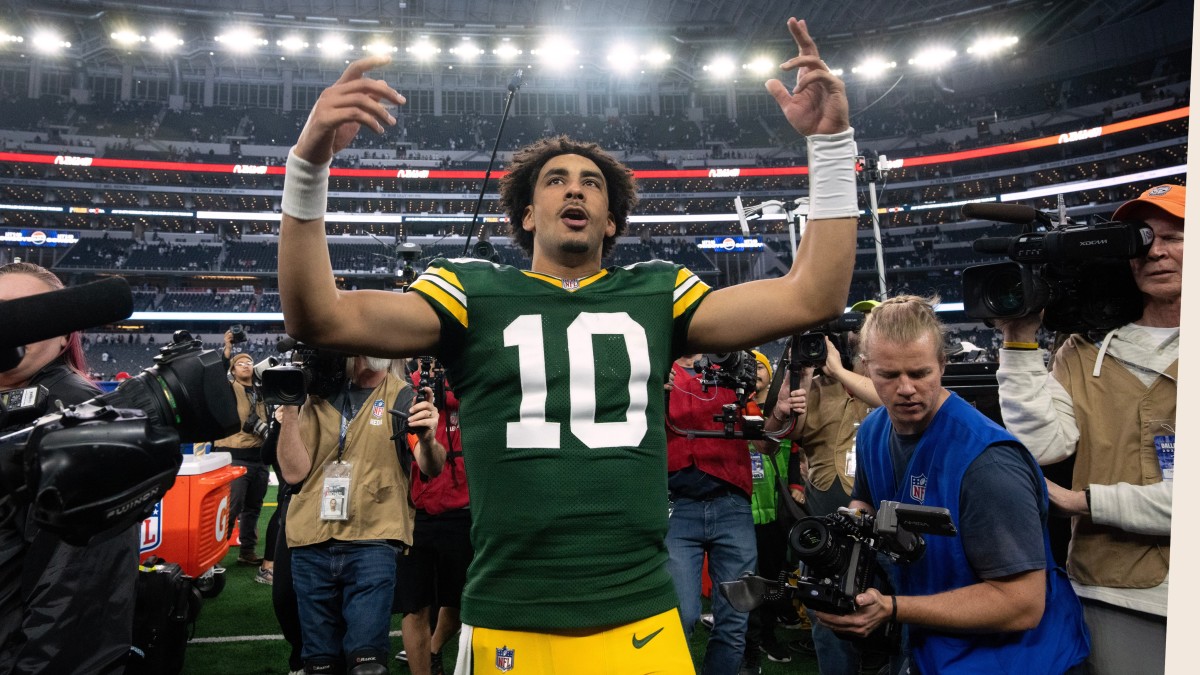 Green Bay Packers quarterback Jordan Love
